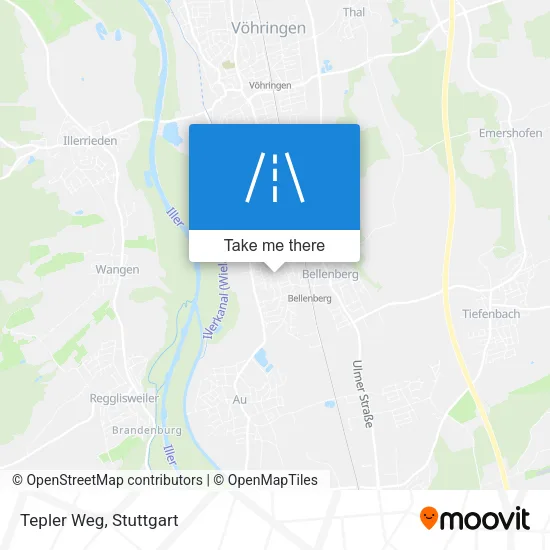 Карта Tepler Weg