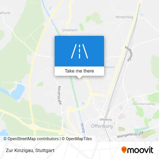 Карта Zur Kinzigau