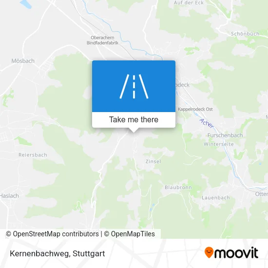 Карта Kernenbachweg