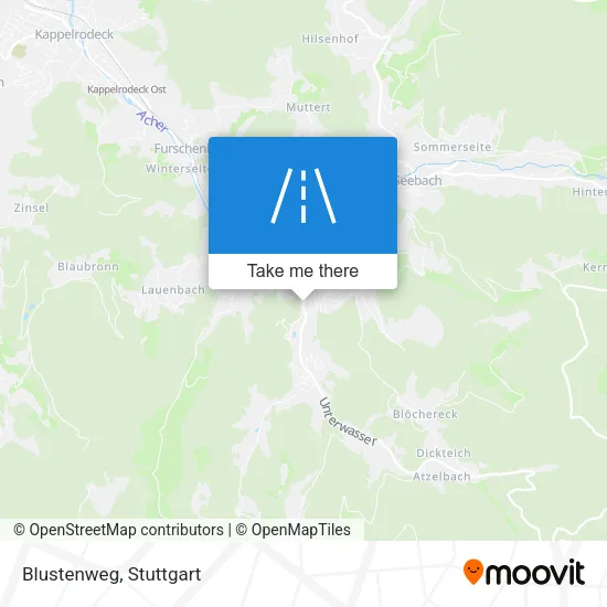 Карта Blustenweg