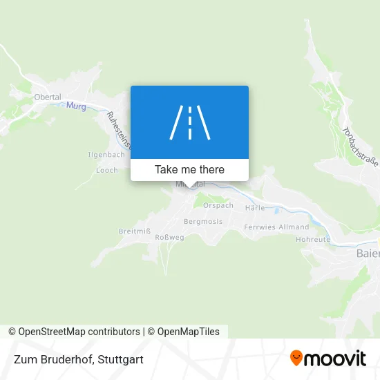 Карта Zum Bruderhof