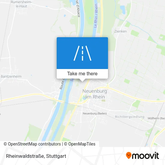 Карта Rheinwaldstraße