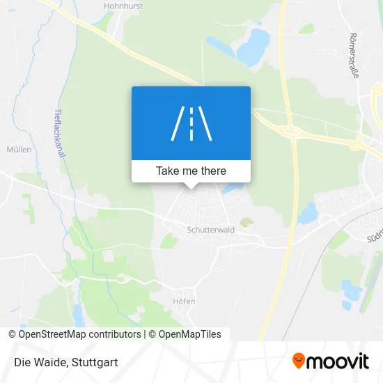 Карта Die Waide