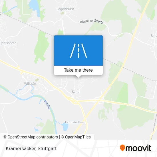 Krämersacker map