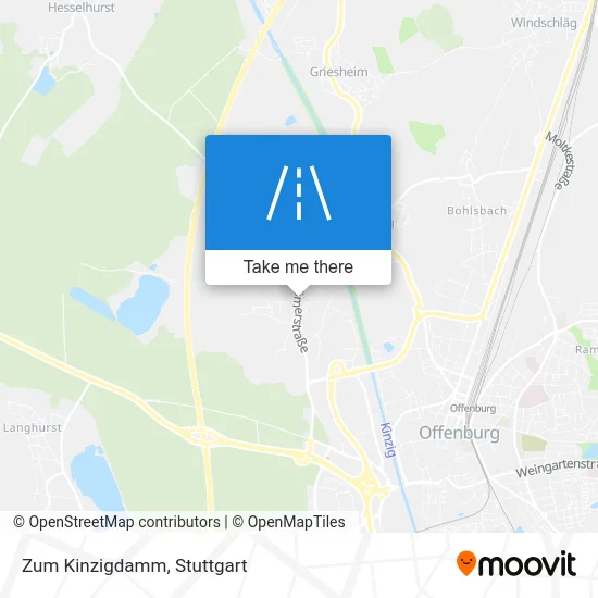 Карта Zum Kinzigdamm