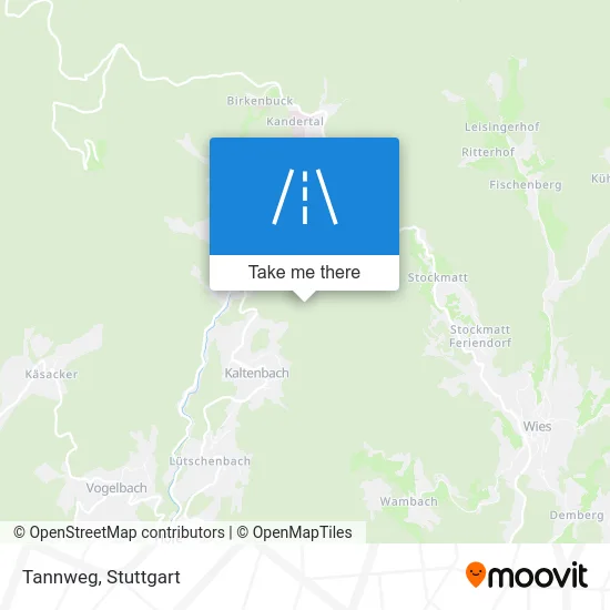 Карта Tannweg