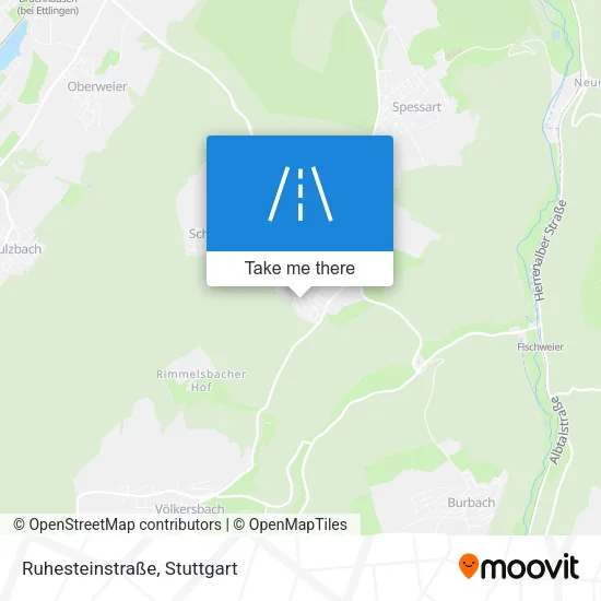 Карта Ruhesteinstraße