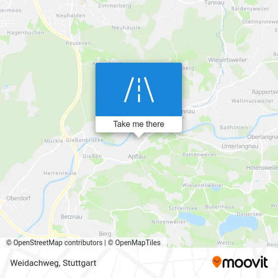 Карта Weidachweg