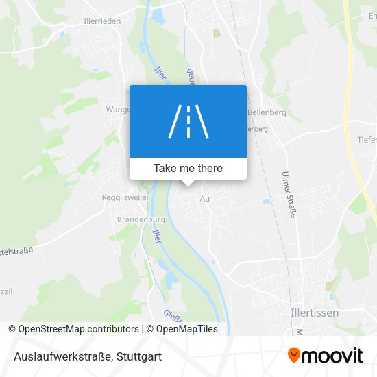 Auslaufwerkstraße map