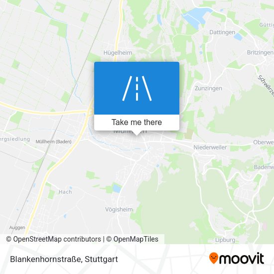 Blankenhornstraße map