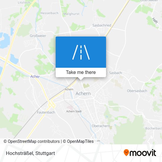 Hochsträßel map