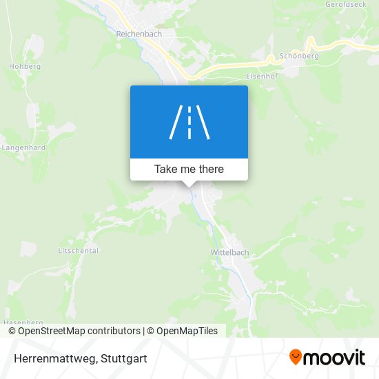 Herrenmattweg map