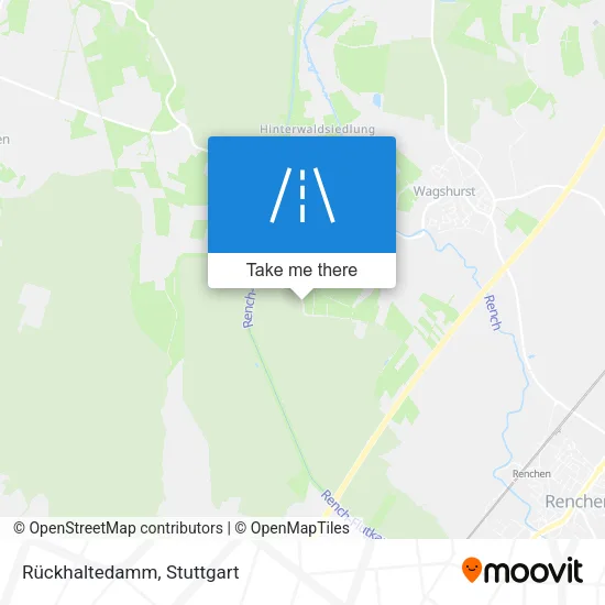 Карта Rückhaltedamm