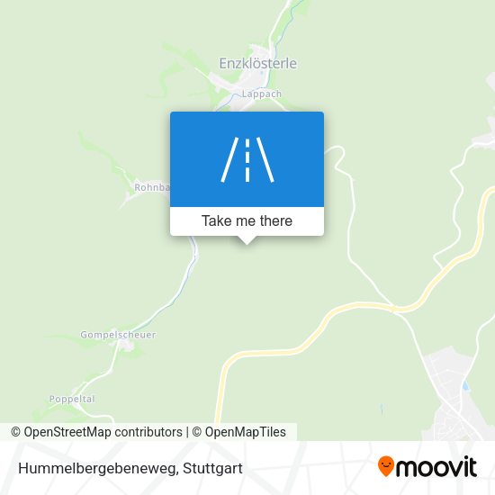 Hummelbergebeneweg map