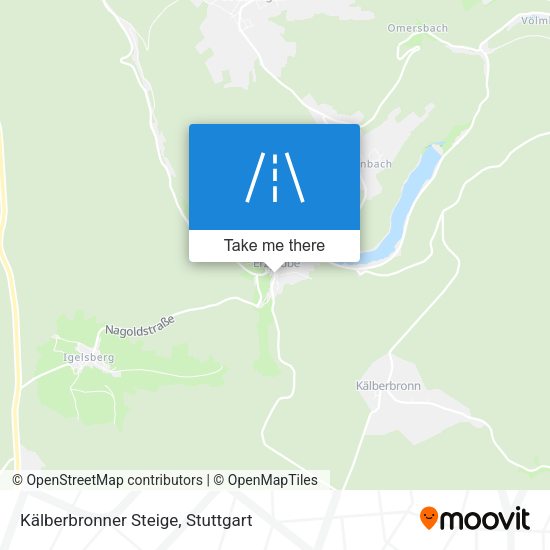 Карта Kälberbronner Steige