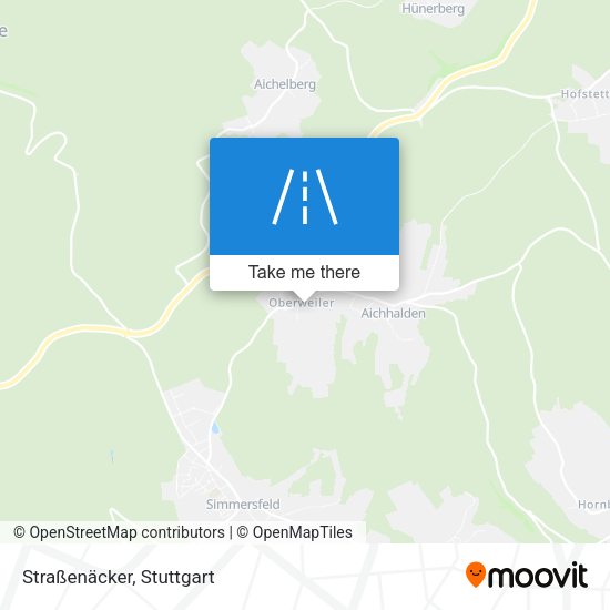 Straßenäcker map