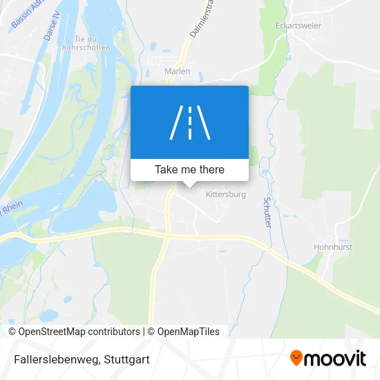 Карта Fallerslebenweg