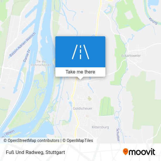 Fuß Und Radweg map