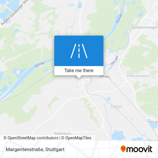 Карта Margeritenstraße