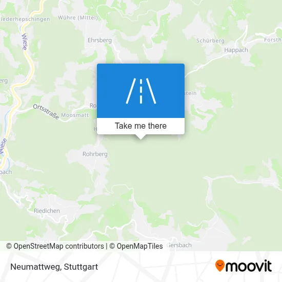 Neumattweg map