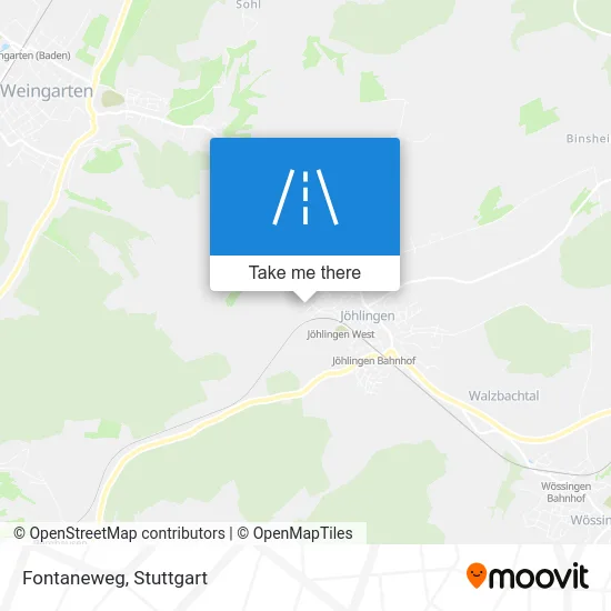 Карта Fontaneweg