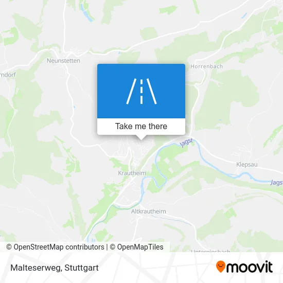 Карта Malteserweg