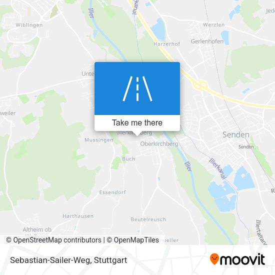 Sebastian-Sailer-Weg map