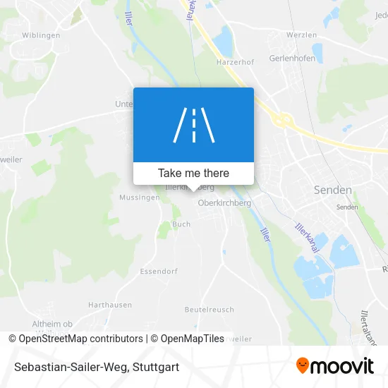 Карта Sebastian-Sailer-Weg