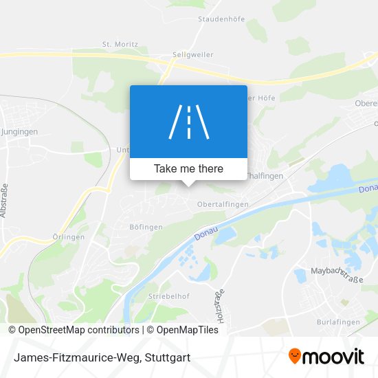 James-Fitzmaurice-Weg map