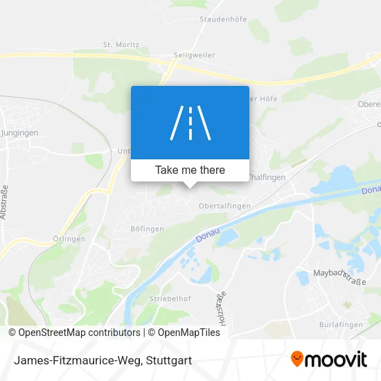 Карта James-Fitzmaurice-Weg