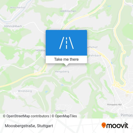 Moosbergstraße map