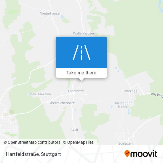 Hartfeldstraße map