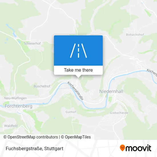 Карта Fuchsbergstraße