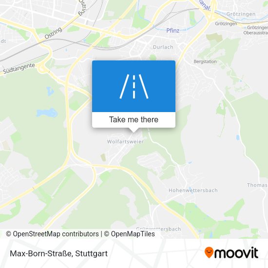 Max-Born-Straße map