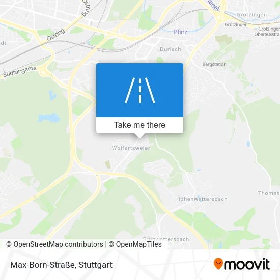 Карта Max-Born-Straße