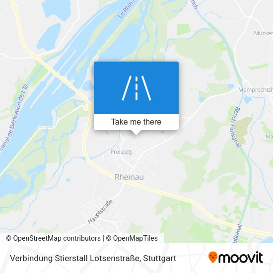 Карта Verbindung Stierstall Lotsenstraße