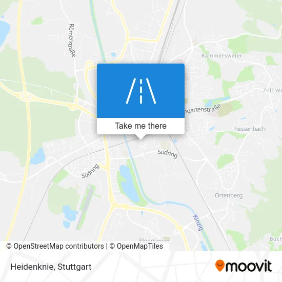 Heidenknie map