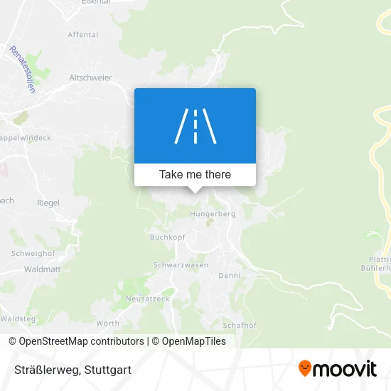 Карта Sträßlerweg
