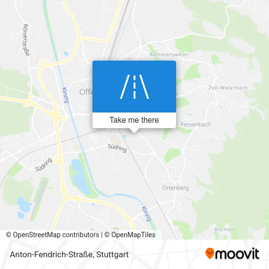 Карта Anton-Fendrich-Straße