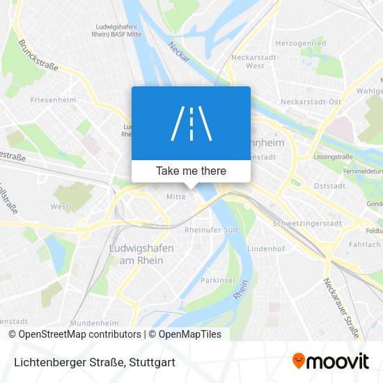 Lichtenberger Straße map