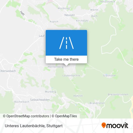 Unteres Lautenbächle map