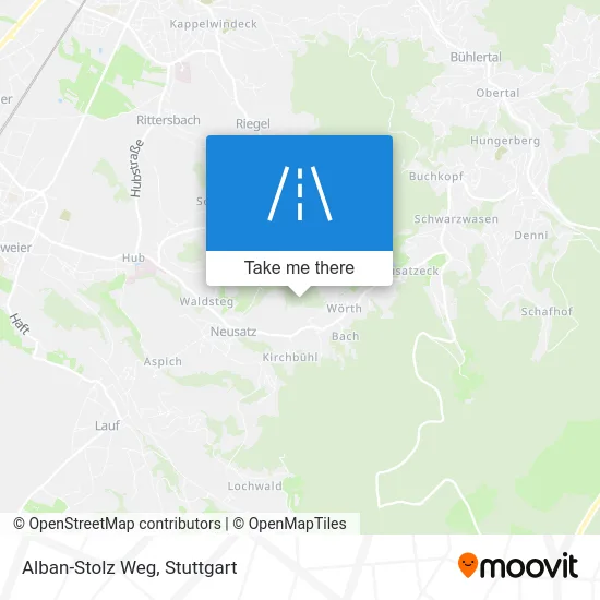 Карта Alban-Stolz Weg