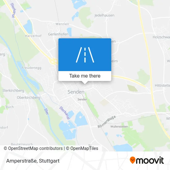 Карта Amperstraße