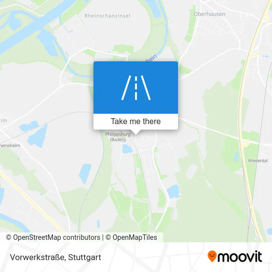 Карта Vorwerkstraße