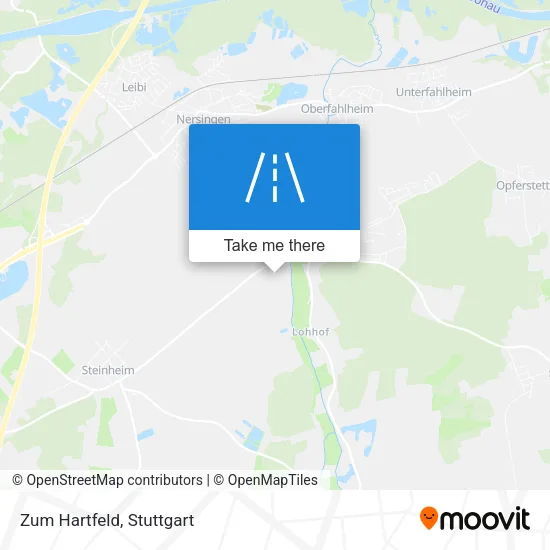 Карта Zum Hartfeld