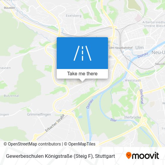Gewerbeschulen Königstraße (Steig F) map