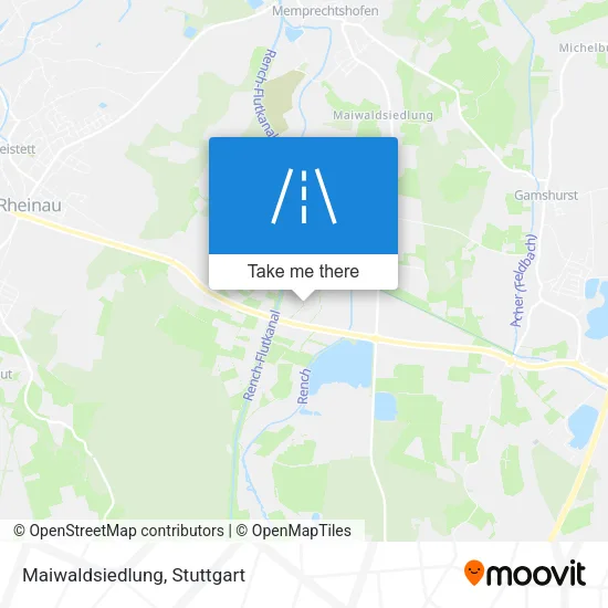 Карта Maiwaldsiedlung