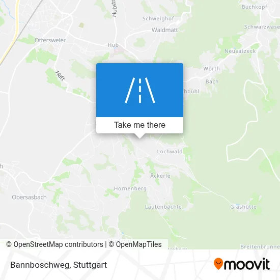 Bannboschweg map