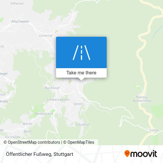Карта Öffentlicher Fußweg