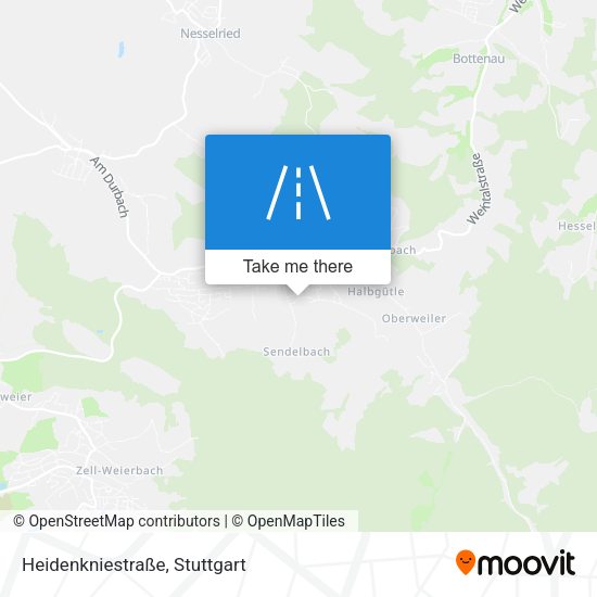 Heidenkniestraße map